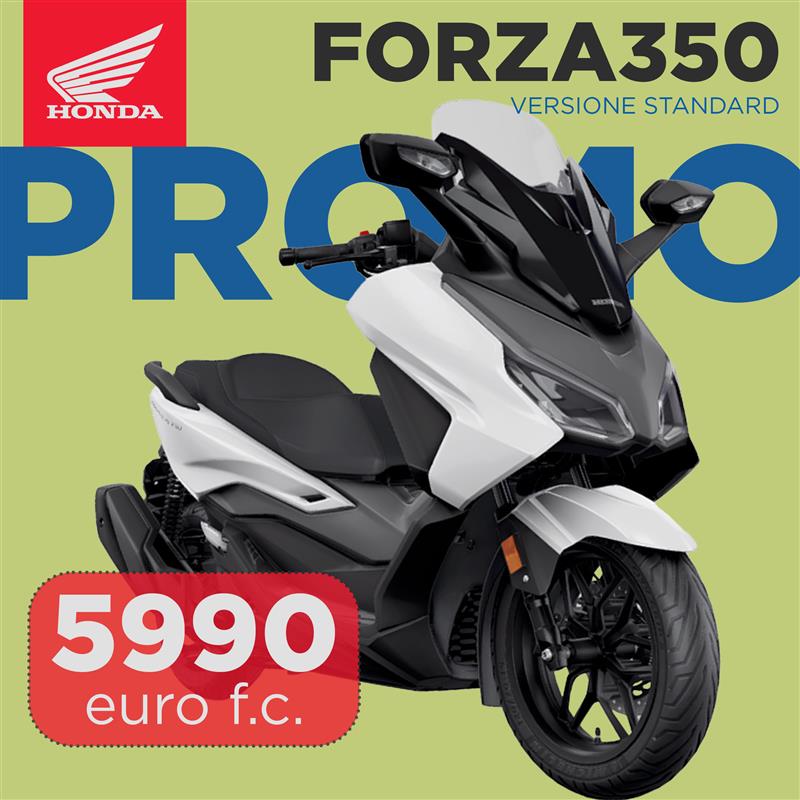 HONDA FORZA 350 IN PROMO!