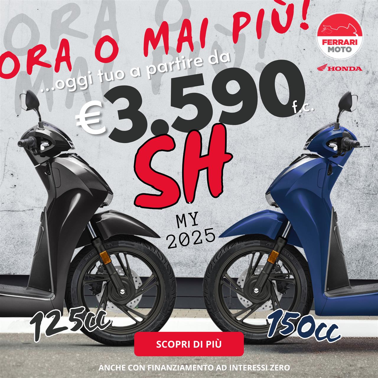 Honda SH 125 e 150 My2025